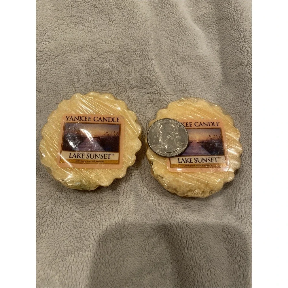 Lake Sunset Wax Melt (lot of 2) Discontinued‎ Scent Yankee Candle 0.8 Oz